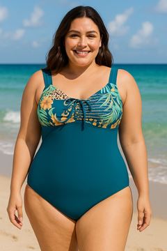 Immagine di PLUS SIZE TUMMY CONTROL SWIM SUIT